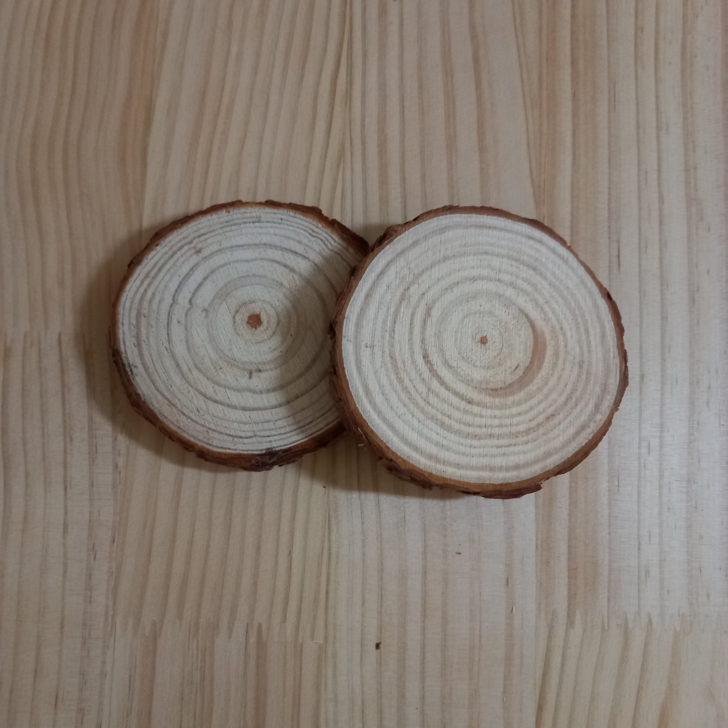 Rodelas de madeira 8*9*1 cm