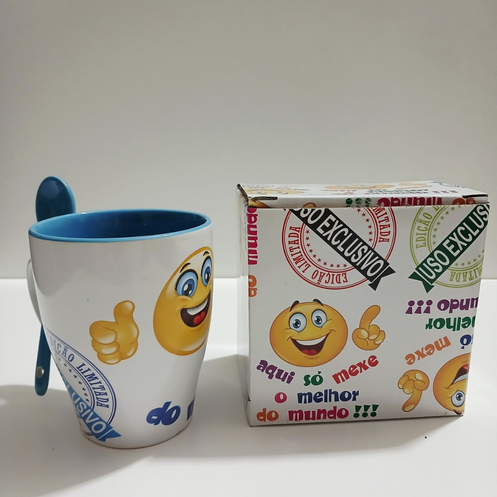 Caneca com colher Irmão