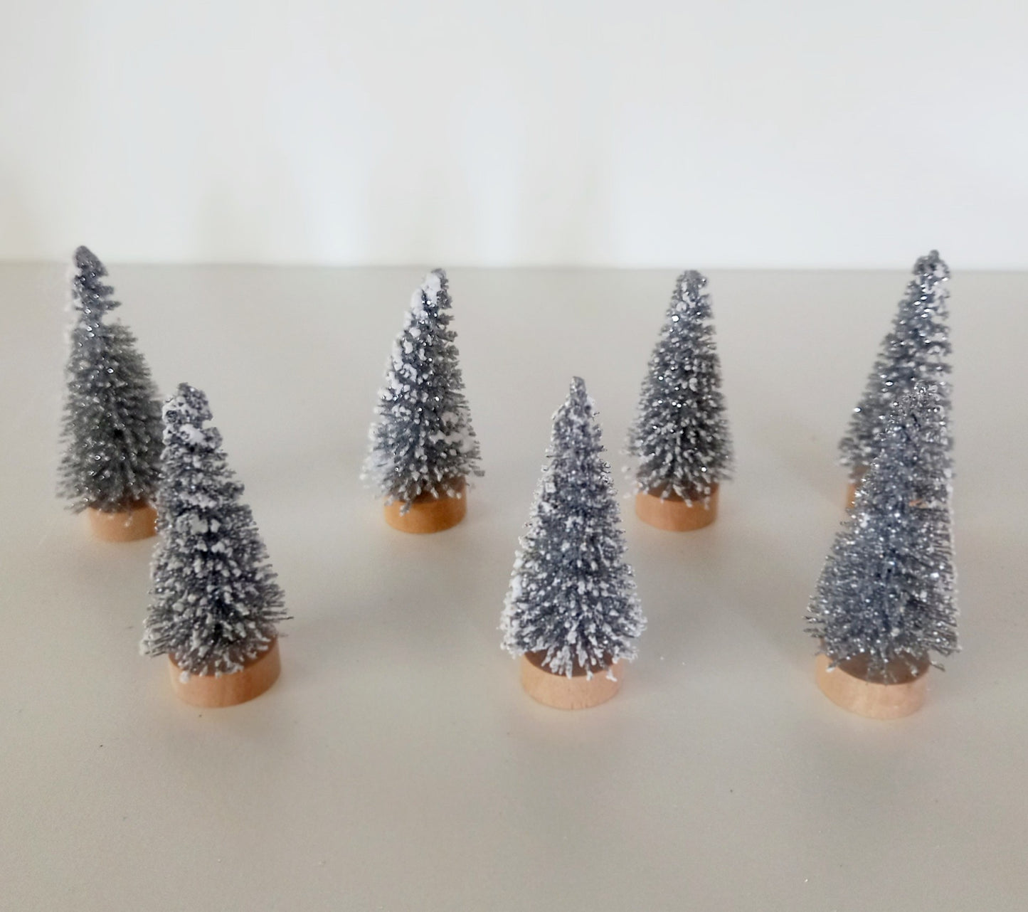 Mini Árvore de Natal 4cm prateado