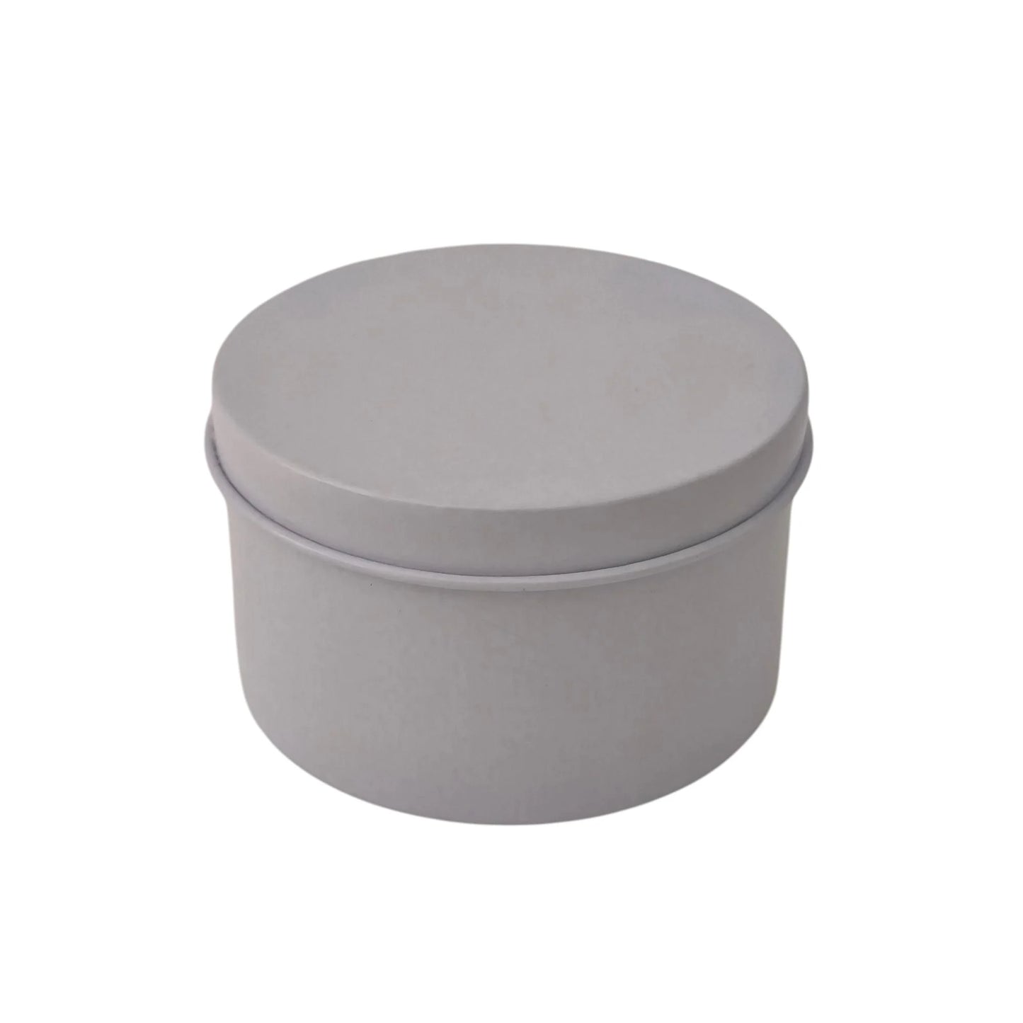 Caixinha de metal branca 6,5x5,5x4 cm