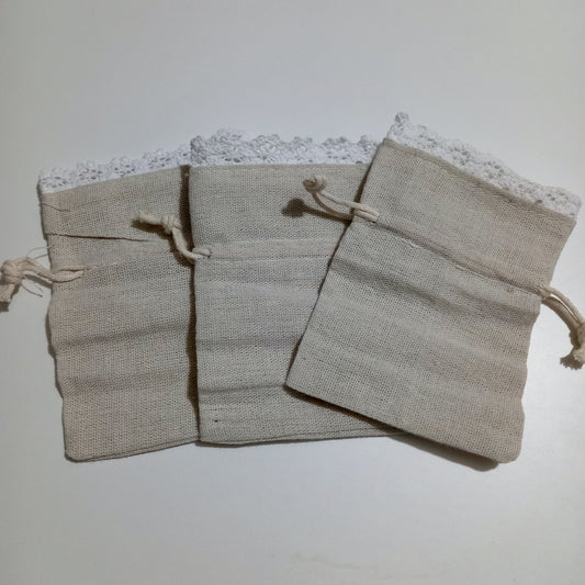 Sacos de linho10*13cm 3 und