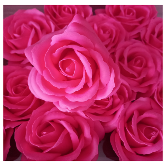 Rosas de sabão perfumadas grande 8*6,5cm cor rosa