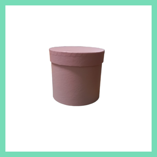 Caixa de cartão rosa 10*10*10cm