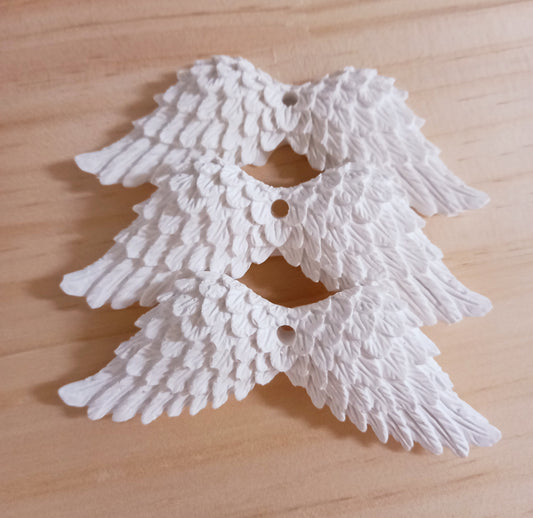 Asas de anjo perfumadas em gesso cerâmico