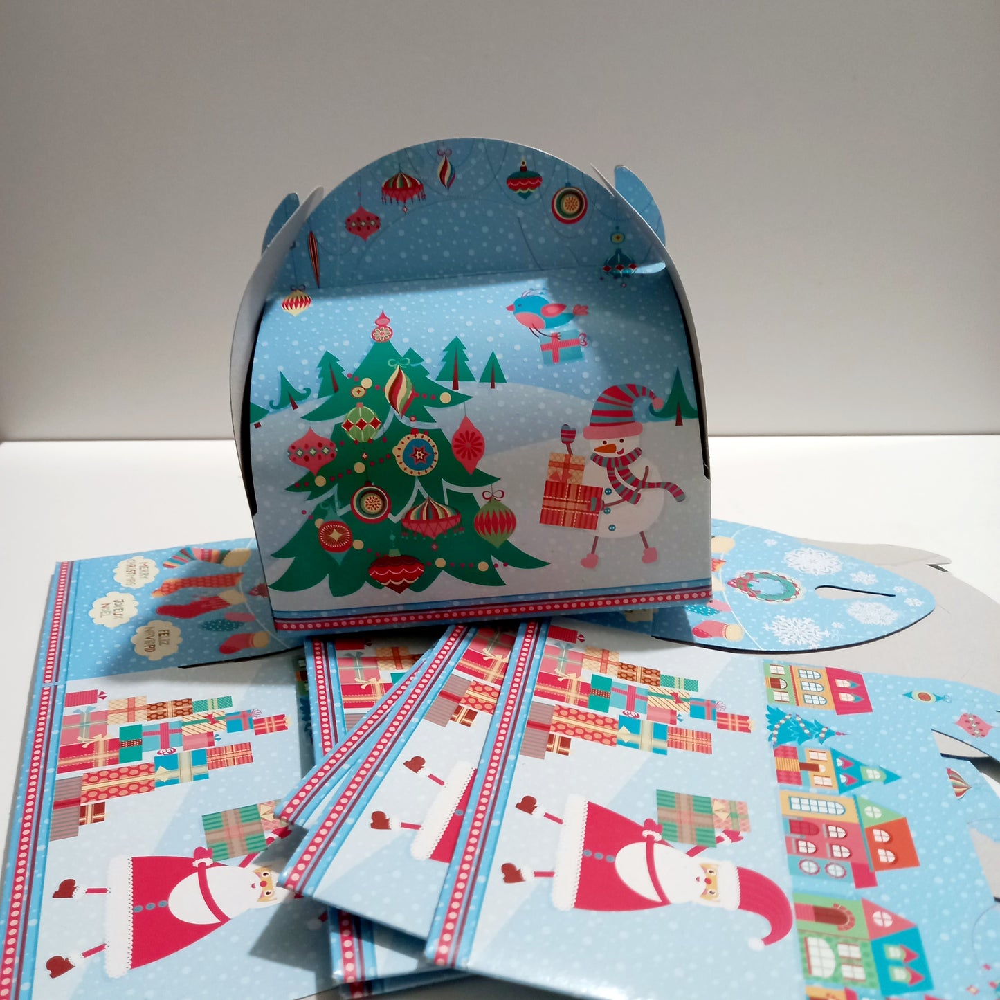 Caixa Malinha de cartão Natal