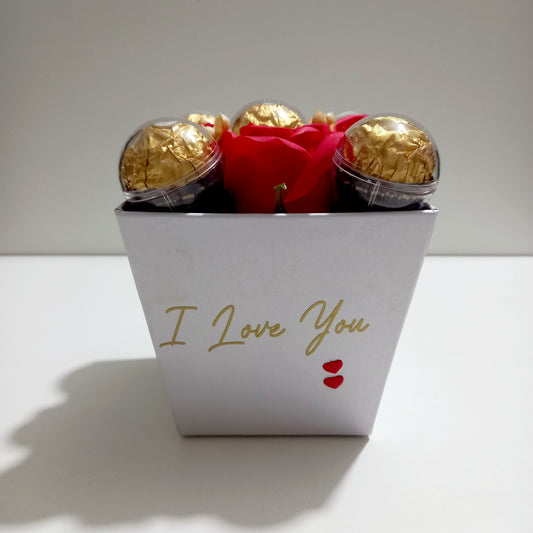 Caixa Vaso I LOVE YOU / ADORO-TE