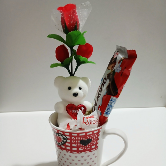 Kit caneca com chocolates