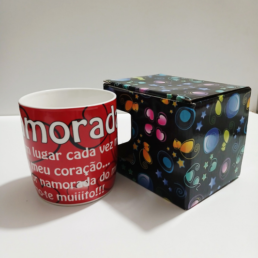 Caneca mensagem namorada