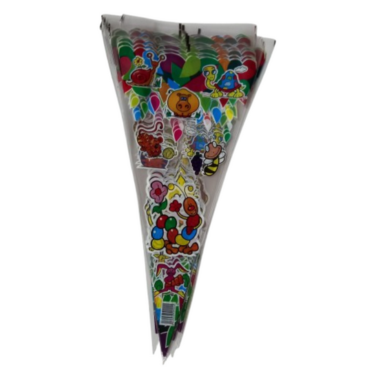 Sacos cone com animais 20×40