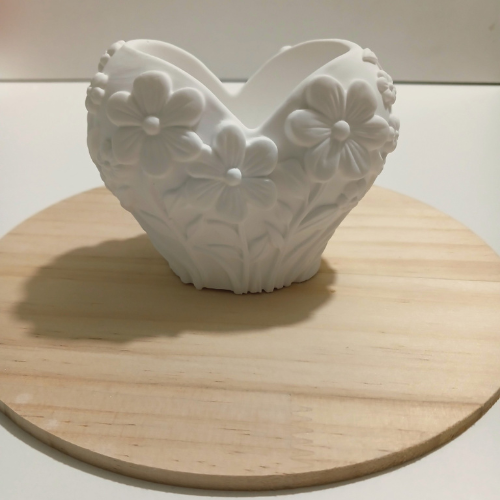 Vaso com flores em pó cerâmico para flores secas