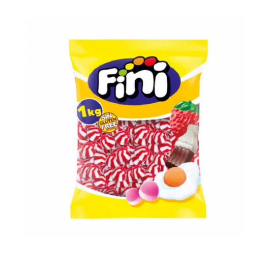 Gomas beijos twist morango Fini kg
