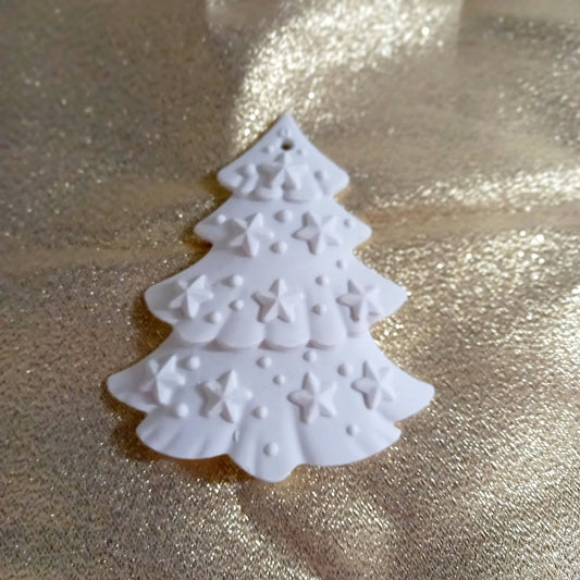 Árvore de Natal em pó cerâmico